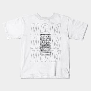 Nom Nom Sandwich Fan Kids T-Shirt